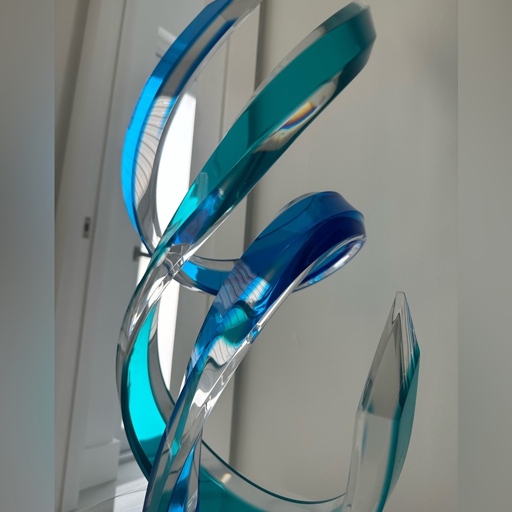 Tango Blue Sculpture